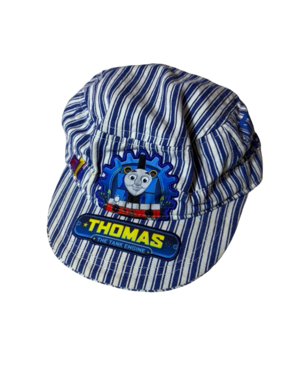 Thomas the Tank Engine Kids Railroad Engineer Hat Striped Train OSFM